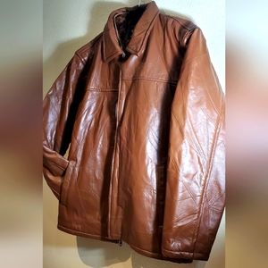 Men's Vintage Rare Find Executive Division Leather Jacket by Haband